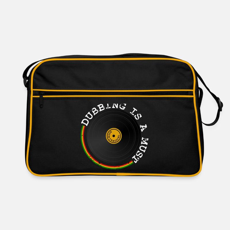Dubbing - Retro Bag - black/gold