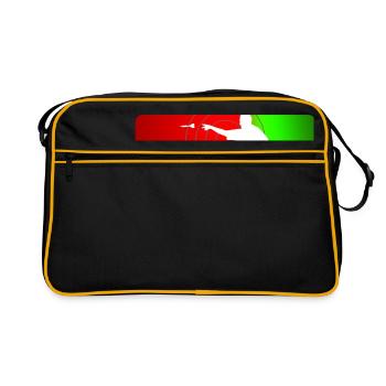 Sports de fléchettes - Sac Retro - noir/or - Devant