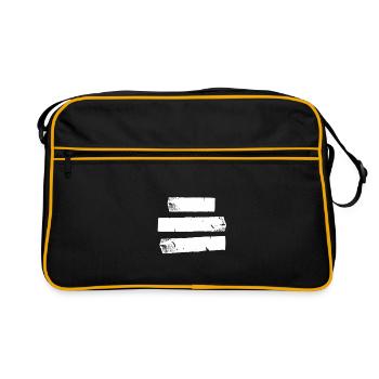 Tape 3 - white - Retro Bag - black/gold - Front