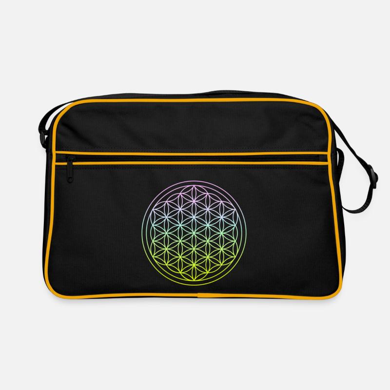 Yoga - Retro Tasche - Schwarz/Gold