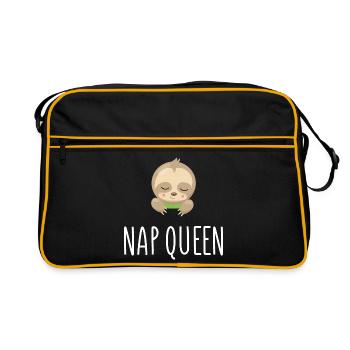 Nap Queen - Retro Bag - black/gold - Front