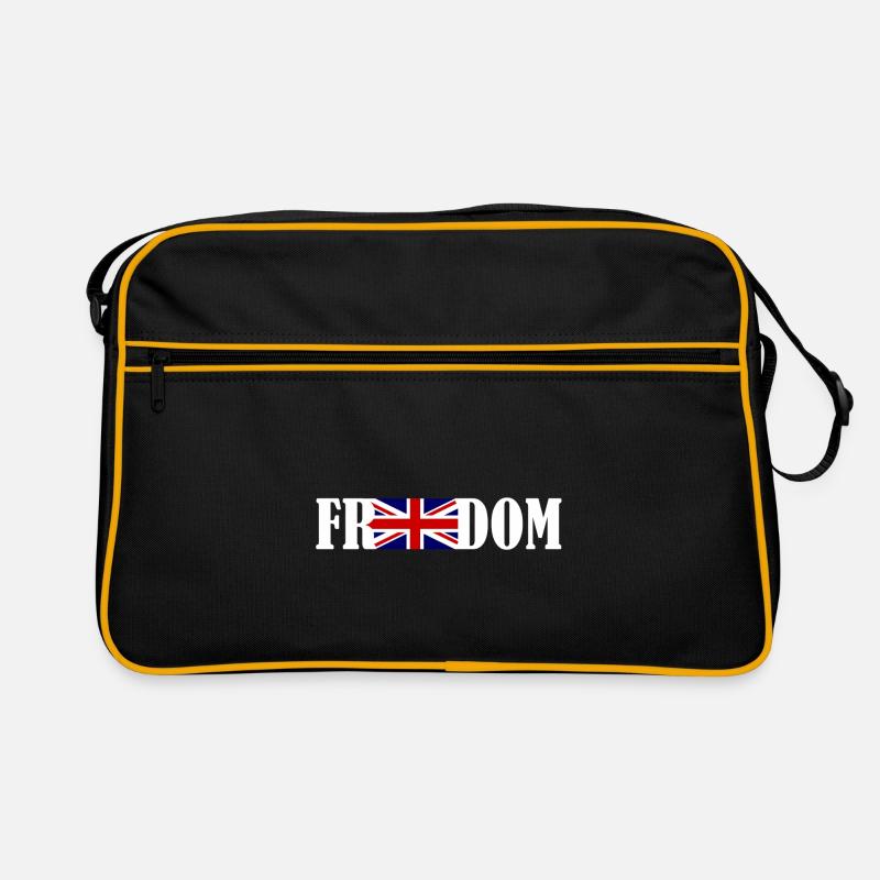 Drapeau de l'Angleterre Freedom Peace UK Flag Gift Sac Retro