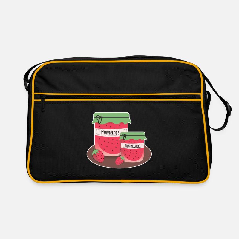 Marmelade - Retro Tasche - Schwarz/Gold