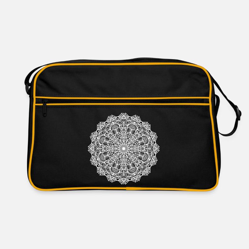 Mandala - Sac Retro - noir/or