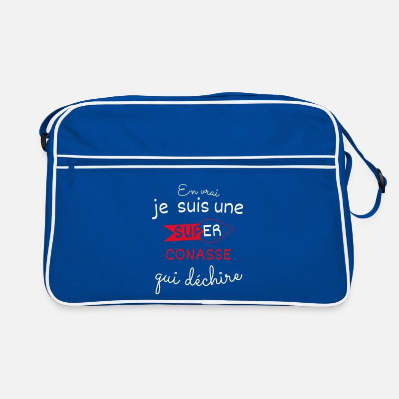 Super-Conasse qui Déchire Sac Retro