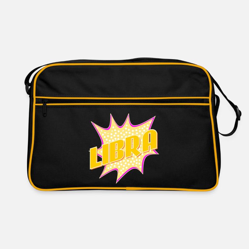 ZODIAC SUN SIGN LIBRA SEPTEMBER OCTOBER Retro Bag
