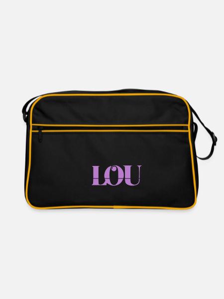 Lou - Sac Retro - noir/or - Devant