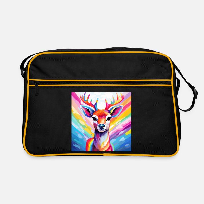 Pride Reindeer Retro Tasche