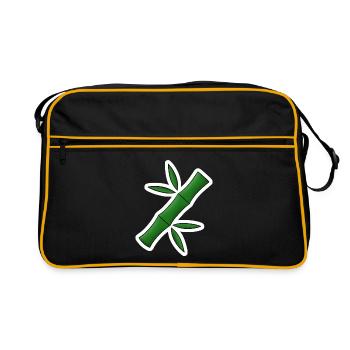 Bamboo! - Retro Bag - black/gold - Front