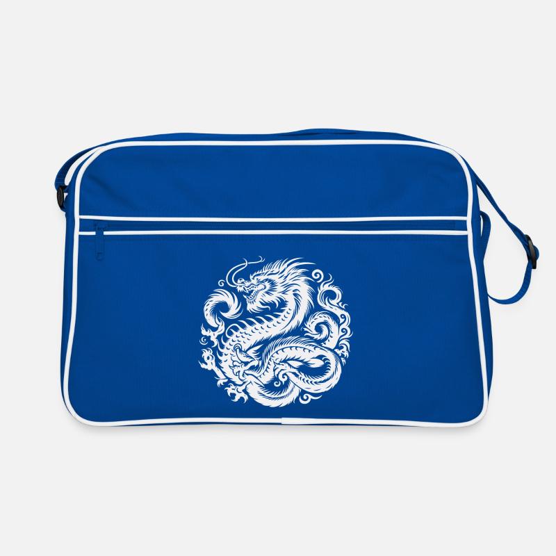 Tatouage de dragon chinois Sac Retro