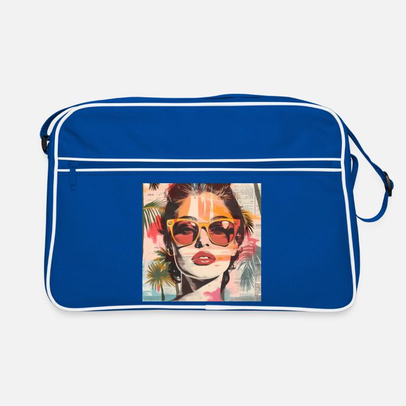 Sommer-Portrait Retro Tasche