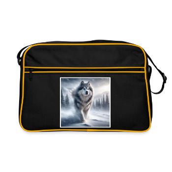 Husky - Retro Bag - black/gold - Front
