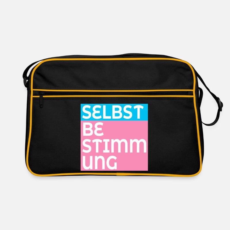 TRANS SELBSTBESTIMMUNG Retro Tasche