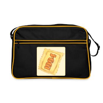 32e anniversaire 1994 Ravioli Dumplings - Sac Retro - noir/or - Devant