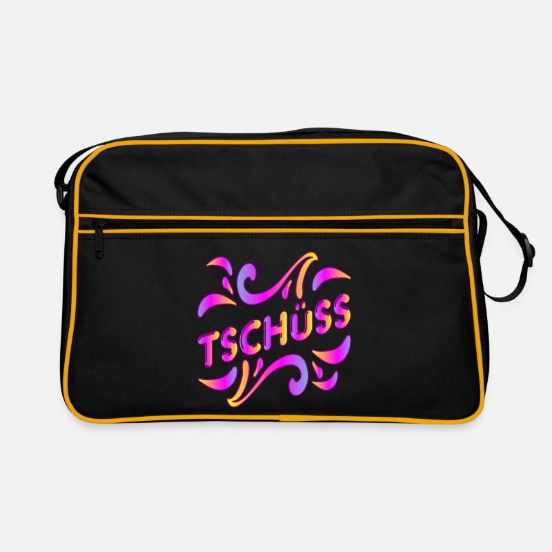 ABSCHIED TSCHÜSS Retro Tasche