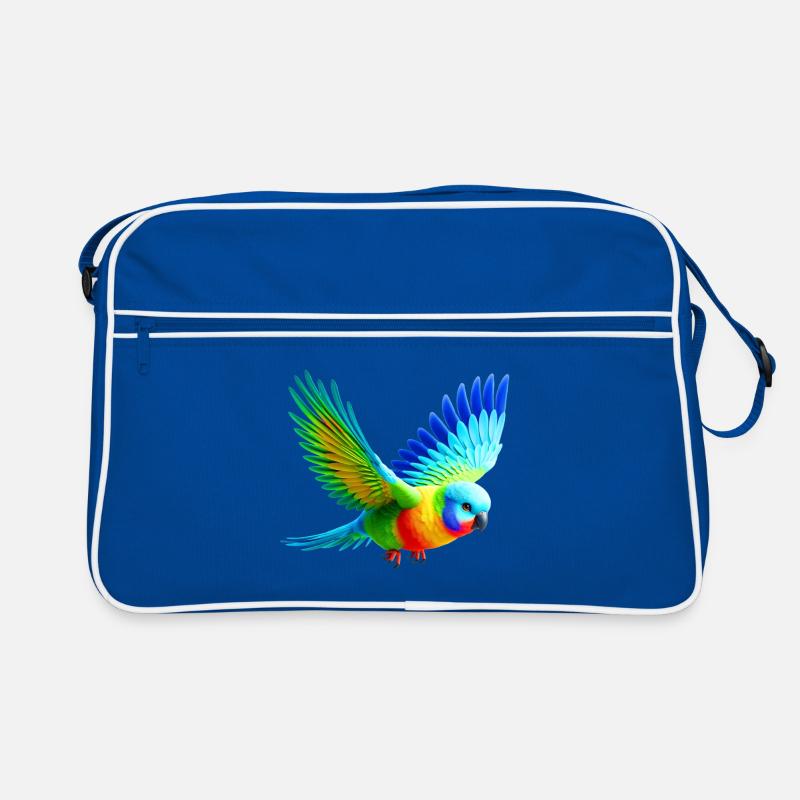 Perruche arc-en-ciel (03) Sac Retro