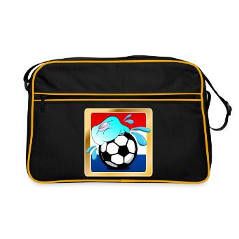 HOLLAND - FOOTBALL HOT SUMMER NETHERLANDS - Retro Bag - black/gold - Front