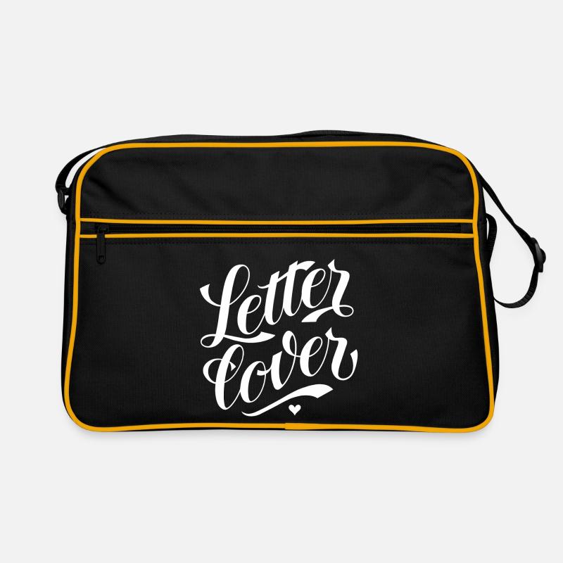 Letterlover - Designed by KissingLetters Retro Tasche