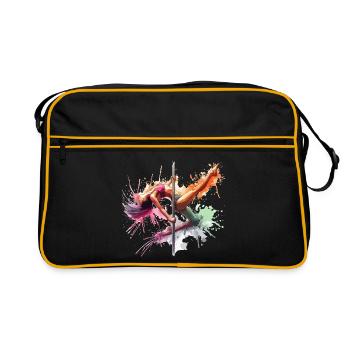 Pole Dance Dynamic Colors Pole Dance Gift - Retro Bag - black/gold - Front