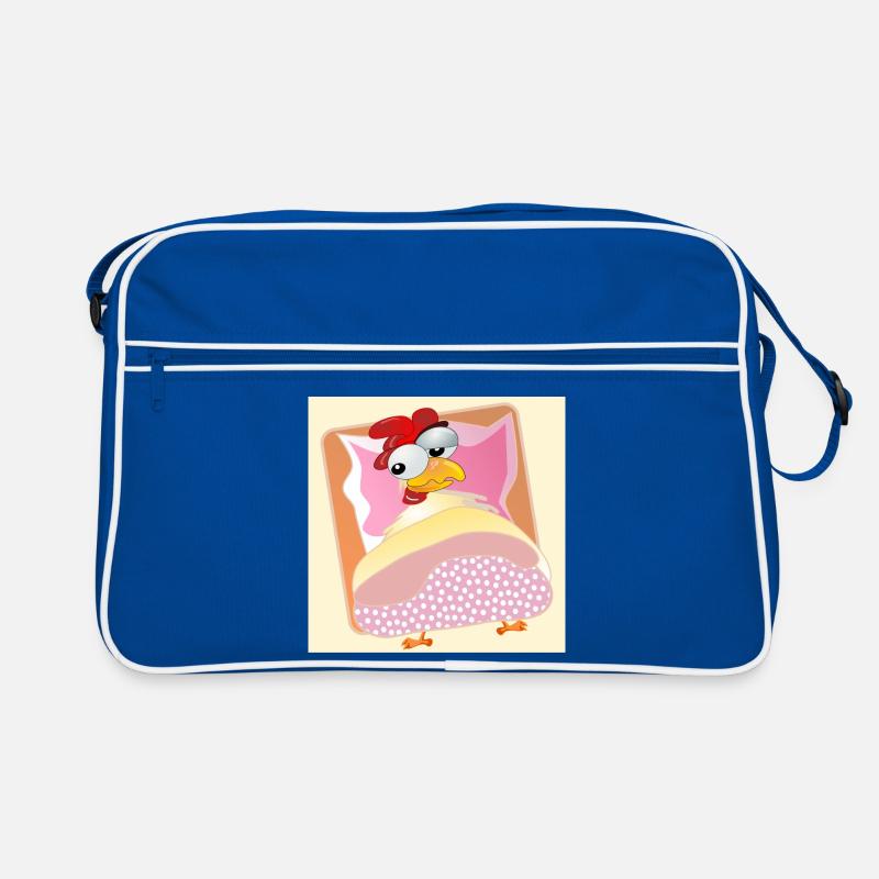 Poules Élevage de poulets - COUCHAGE AU LIT Sac Retro