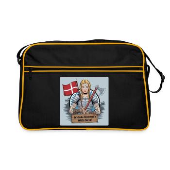 Schildmaiden - Discover the wild side of Denmark - Retro Bag - black/gold - Front