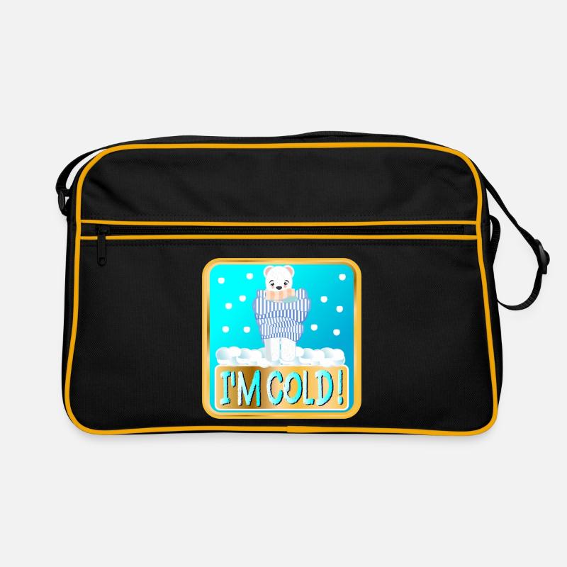 I AM COLD - WINTER POLAR BEARS Retro Bag