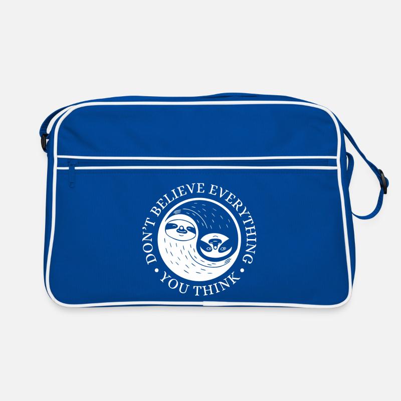 Yin-Yang Sloth – Relaxed Mindset Retro Bag