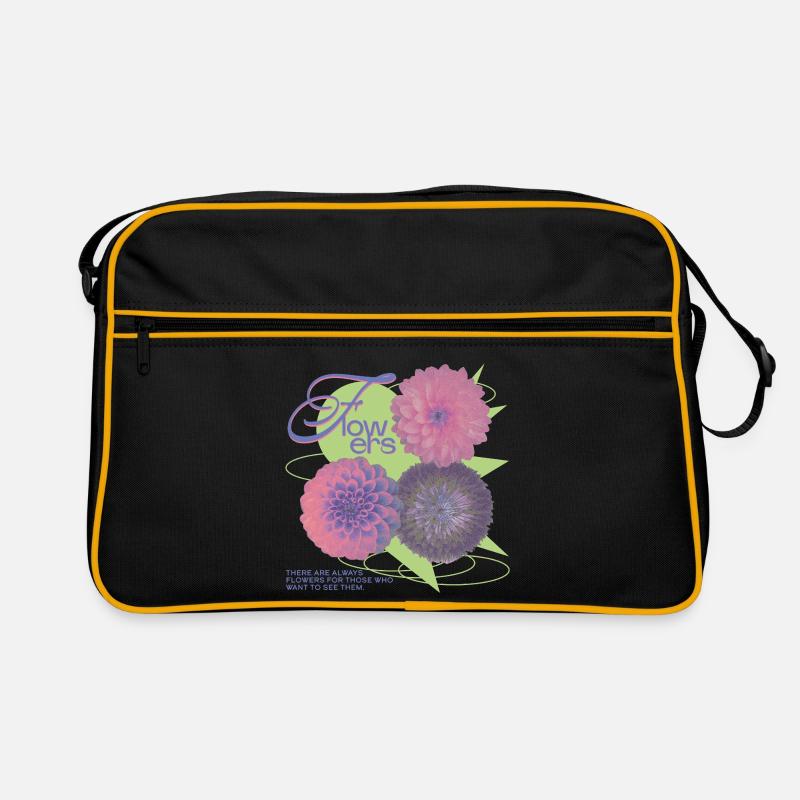 Floral Vision Statement Retro Tasche