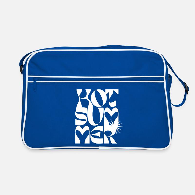 Conception de typographie de cœur d’été audacieuse Sac Retro