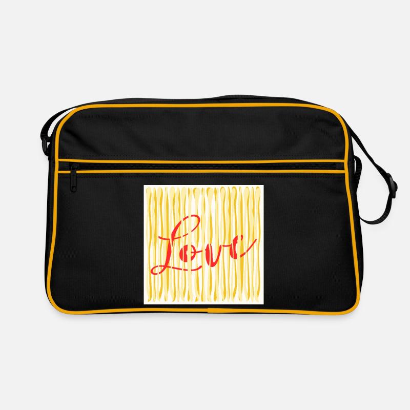 ICH LIEBE DAS KOCHEN VON PASTA-SPAGHETTI Retro Tasche