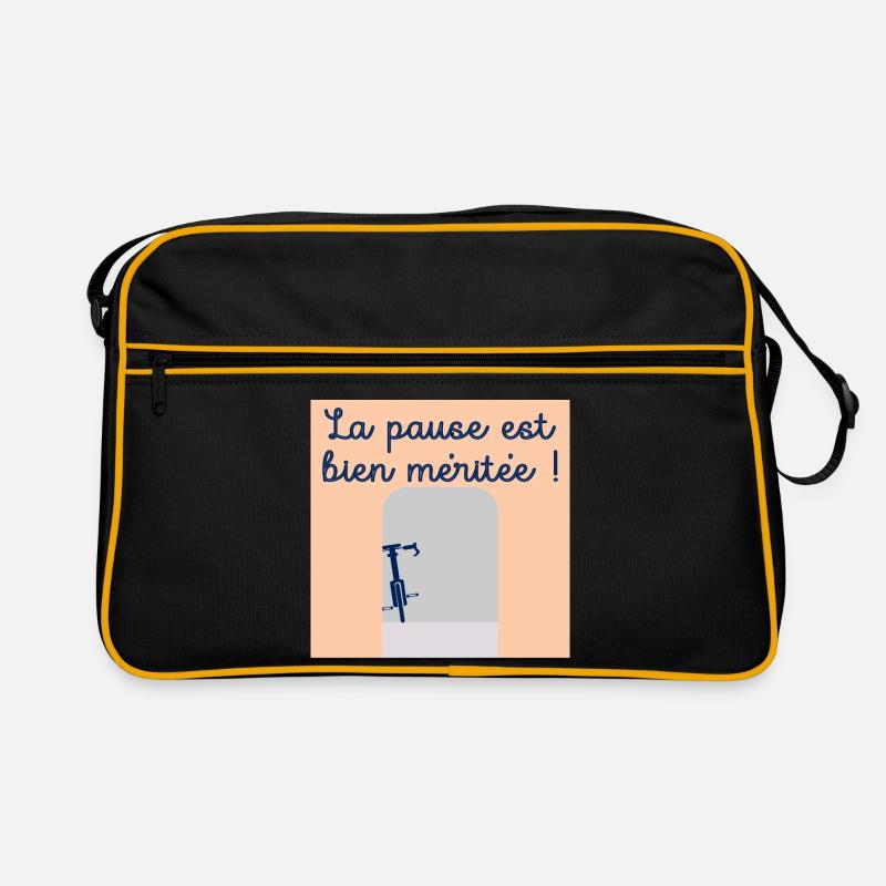 Vélo Cyclisme Pause Sac Retro