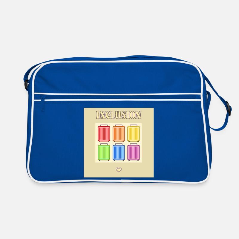 Inclusion Diversit Pride Fiert Suitcase Retro Bag