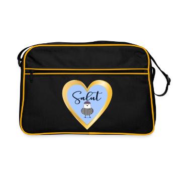 Seagull Salut in France - Retro Bag - black/gold - Front