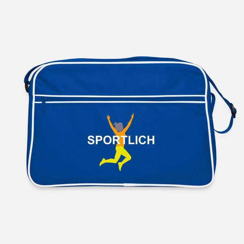 Illustration de sprinter dynamique Sac Retro