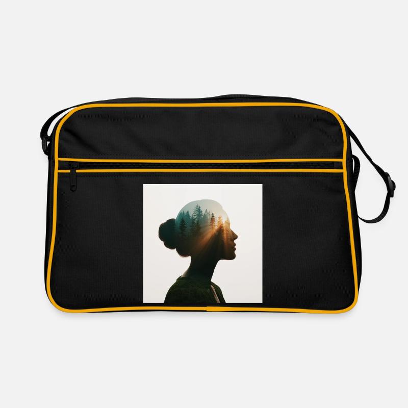 Waldseele Retro Tasche