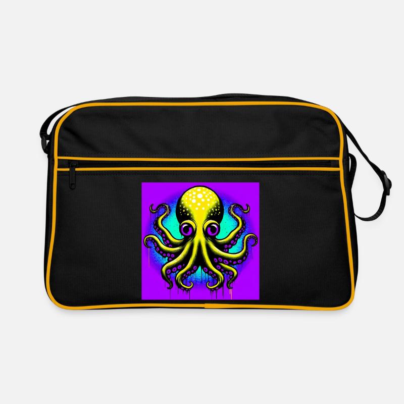 Pieuvre Sac Retro