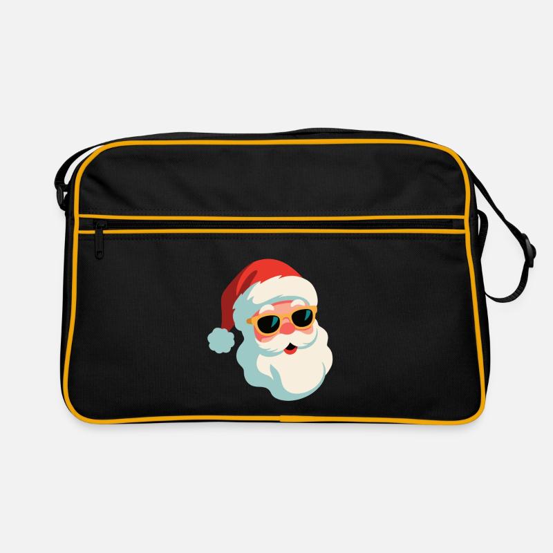 Père Noël décontracté avec lunettes de soleil Sac Retro