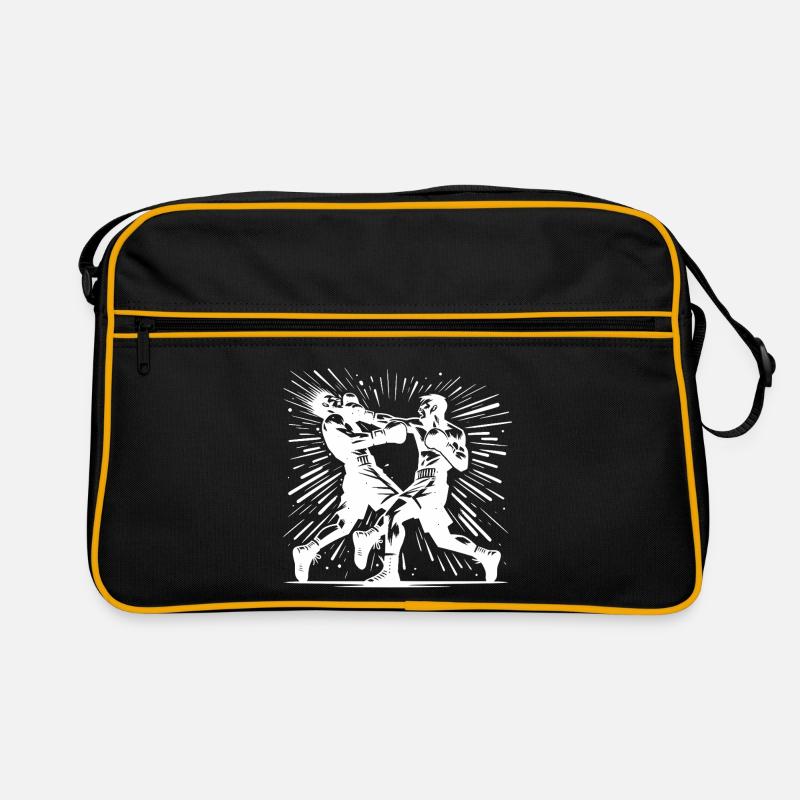 Action de boxe rétro Le coup de poing décisif Sac Retro