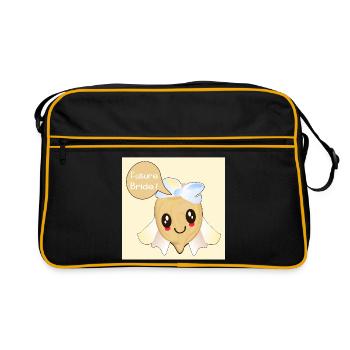 Kawaii Future Bride Chickpea - Retro Bag - black/gold - Front