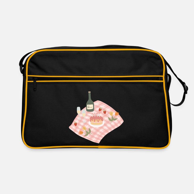 Feier Picknick Party Design Retro Tasche