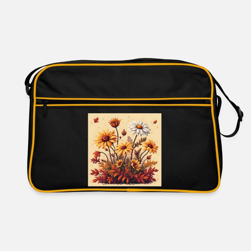 8 bits Floraison d’automne Sac Retro