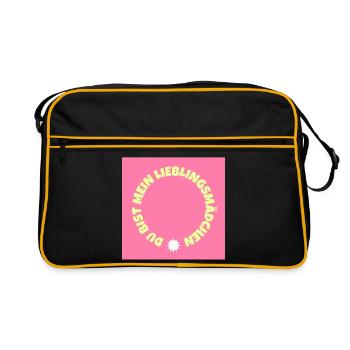 Tu es ma fille préférée - Sac Retro - noir/or - Devant