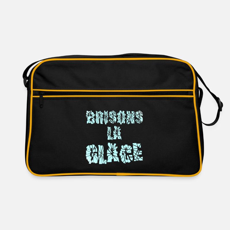LASS UNS DAS EIS BRECHEN! Retro Tasche