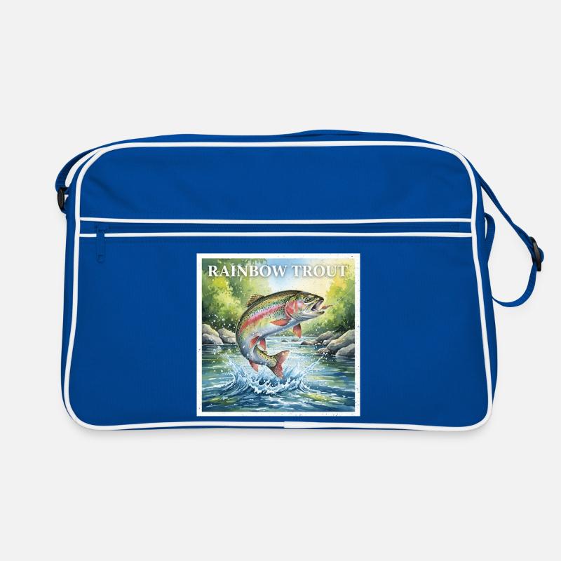 Regenbogenforelle Retro Tasche