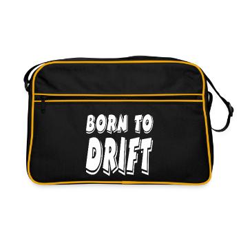 Auto - Retro Tasche - Schwarz/Gold - Vorne