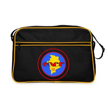 Logo 18 Cher - Sac Retro - noir/or - Devant