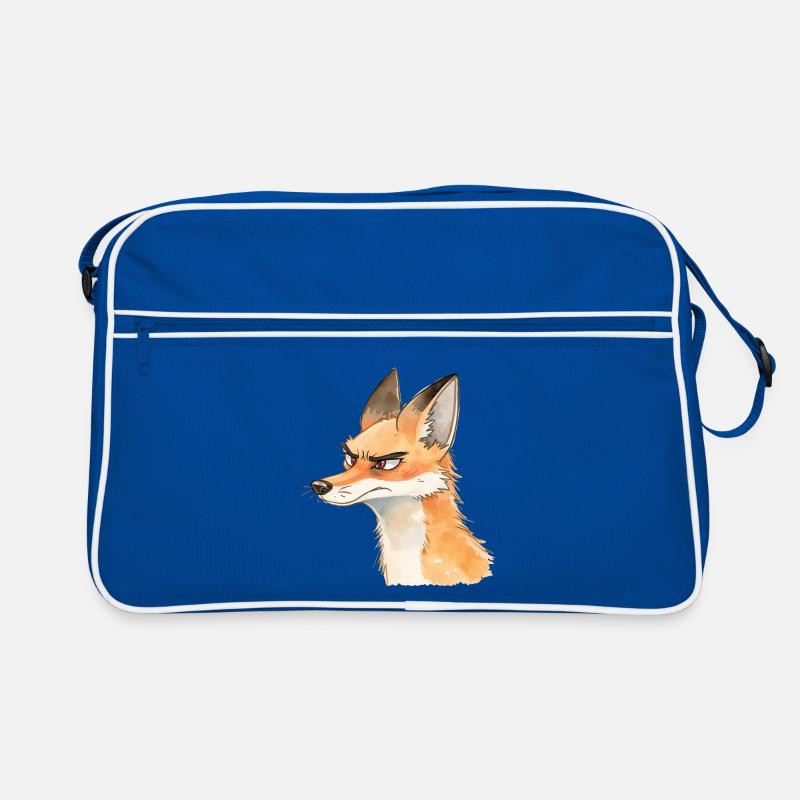 Grim Fox Aquarelle - Conception d’animaux mignons Sac Retro