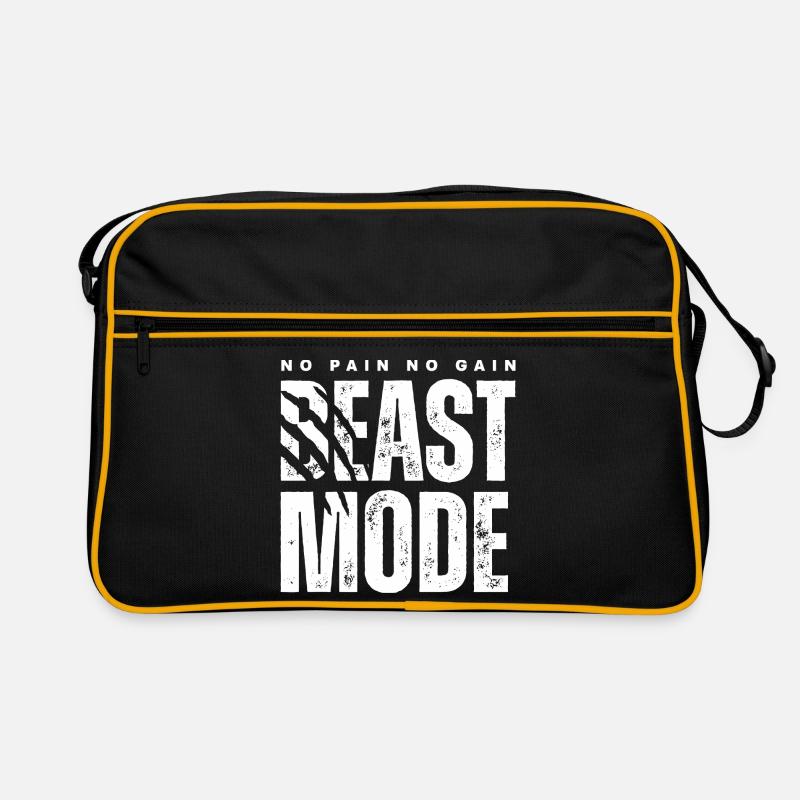 Mode Festin Pas de douleur Pas de gain Sac Retro