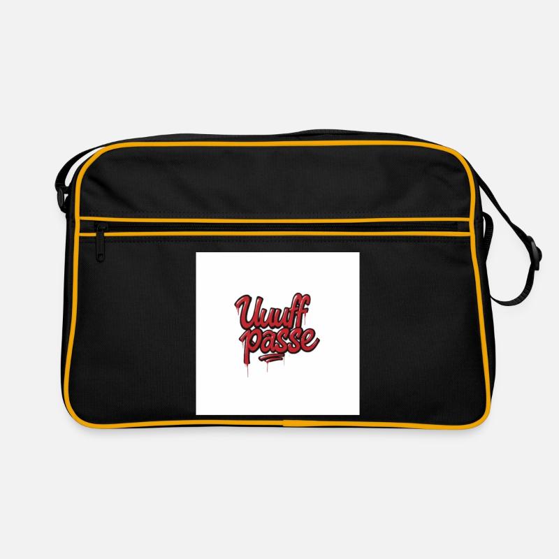 UffPasse Graffiti Schriftzug Retro Tasche