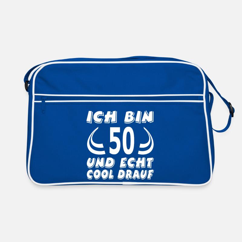 Geburtstag Retro Tasche